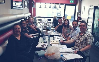 April 2018 meeting plus positive support from local businesses for upcoming events